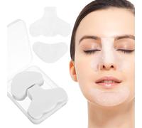 ROMISBABA Discos de Algodón Faciales para Limpieza Profunda, 200 Unidades en Caja, Parches para Nariz y Mentón Suaves y Cómodos, Tiras Limpiadoras para Cuidado Facial Diario