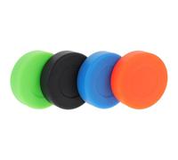 ROMISBABA Discos de Hockey sobre Hielo de PVC para Entrenamiento, 4 Unidades Multicolor (Verde, Naranja, Azul, Negro), Accesorios para Practicar Hockey, Discos de Práctica para Adultos