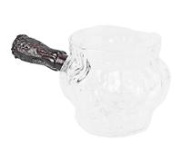 ROMISBABA Dispensador de Té de Vidrio y Madera Estilo Japonés Práctico y Fácil de Limpiar Adecuado para Oficina y Casas de Té Accesorios
