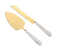 ROMISBABA Espátulas Mango Ergonómico para Pastel de Acero Inoxidable Set de 2 Adecuado para Cortar y Servir Tartas y Panes para Cocina y Horneado