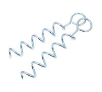 ROMISBABA Estacas De Camping y Clavos De Tierra En Espiral para Amarre De Perros, Estaca De Hierro Resistente, 2 Piezas para Exteriores, Fijación De Tiendas y Mascotas En Jardín
