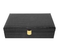 ROMISBABA Estuche para Cigarros Portátil Tapa Abatible Diseño Imitación Caja de Almacenamiento de Madera 25X15X6 CM para Viaje y Uso Diario