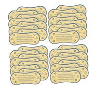 ROMISBABA Etiquetas Adhesivas Protectoras para Traje de Baño y Lencería, Transparentes 4.8x11 Cm, 100 Unidades, Pegatinas Higiénicas Reutilizables para Probadores y Protección en Tiendas