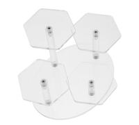 ROMISBABA Exhibidor Joyería Acrílico Transparente Organizador Figuras y Modelos Multiuso para Hogar Compacto y Resistente