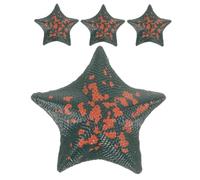 ROMISBABA Figuras de Marinos de Simulación en PVC, 4 Piezas de Estrellas de Mar Realistas y Decorativas para Artesanía y Decoración del Hogar