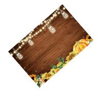 ROMISBABA Fondo de Fotografía de Tela 150X90 CM Estampado de Flores y Calabazas para Otoño y Halloween Fondo Decorativo para Fotos de Calabaza para Estudio y Eventos