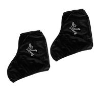 ROMISBABA Fundas para Patines de Hielo Elásticas de Poliéster Talla S Color Negro Protectores Resistentes al Desgaste para Botas de Patinaje Artístico Lavables y Compatibles para Uso