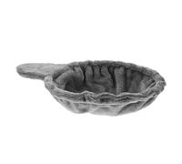 ROMISBABA Hamaca Diseño de Cesta Profunda y Espacio Extra Grande Cómoda para Gatos en Torre de Árbol Material de Pelusa y Anillo de Acero para Gatos