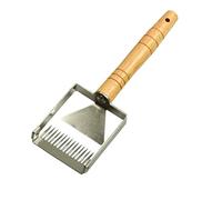 ROMISBABA Herramienta Apicultura Acero Inoxidable Multifunción Tenedor Desoperculador con Mango Resistente para Cortar Cera y Extraer Colmenas Equipo Apicultor Profesional