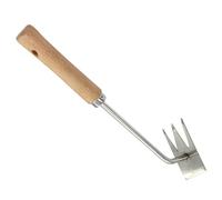 ROMISBABA Herramienta de Deshierbe Ergonómica Inoxidable Resistente para Jardinería Raspador Multifunción Ligero con Mango Cómodo para Eliminar Hierbas y Huertos y Jardines