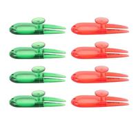 ROMISBABA Herramienta para Reparar Chuletas de Golf 8 Piezas Horquilla de Plástico para Green Accesorios Portátiles para Mantenimiento de Césped Campos de Golf al Aire Libre Rojo y