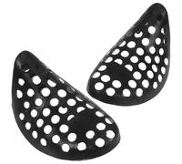 ROMISBABA Hormas de Plástico Negro para Zapatos Deportivos Cuero, Diseño Hueco Anti-colapso para Mantener la Forma, Uso Versátil y Pack de 1 Par