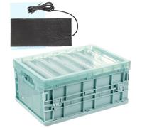 ROMISBABA Incubadora para Loros con Almohadilla Térmica USB, Caja De Cría De Plástico Plegable, Tamaño Pequeño, para Cachorros y Aves Jóvenes, Uso Doméstico y Cría Manual