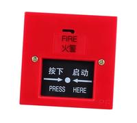 ROMISBABA Interruptor Manual de Alarma de Emergencia Restablecible Botón de Llamada para Sistemas Tradicionales Respuesta Rápida para Protección contra Incendios Fácil Compatible con