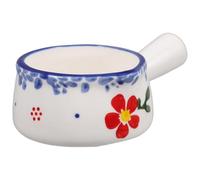 ROMISBABA Jarra de Leche de Cerámica Pequeña con Asa Recipiente Multiusos para Crema y Salsa Utensilio Compacto para Servir Cafetería y Preparación de Café