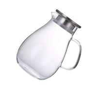 ROMISBABA Jarra de Vidrio Grande para Bebidas Jarra de Almacenamiento con Diseño Seguro para Cocina y Comedor