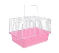 ROMISBABA Jaula De Viaje Portátil para Pájaros y Pequeños Animales Transportador Ligero para Periquitos Lovebirds y Hámsteres Fácil De Limpiar y Conveniente para Viajes y Uso Casa