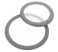 ROMISBABA Kit de 2 Repuestos de Diafragma para Estetoscopio en PVC Gris Tamaño Adulto y Pediátrico Diseño Flotante para Auscultación Precisa Accesorios de Reemplazo para Uso Médico