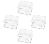 ROMISBABA Kit de Caja de Música DIY 4 Piezas Transparentes de Acrílico Manivela, Mecanismo de Cuerda de Plástico Manualidades, Repuestos para Cajas de Música Vintage, Decoración y Proyectos