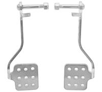 ROMISBABA Kit de Pedales Accesorios para Carreras y Control Preciso para Kart 196cc-212cc, Juego de Pedal de Freno y Acelerador de Aluminio Resistente, Compatible con Kart 6.5hp