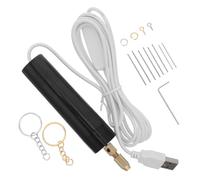 ROMISBABA Kit de Taladro Eléctrico Accesorios de Brocas de 0.8mm a 1.2mm con Motor Silencioso para Joyería Diseño Ergonómico y Fácil de Sujetar para Manualidades DIY y Llaveros