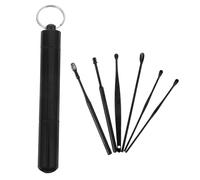 ROMISBABA Kit Limpieza Oídos Acero Inoxidable Resistente Corrosión Herramientas para Eliminar Cerumen con Diseño Ergonómico y Superficie Pulida para Uso Seguro y Cómodo