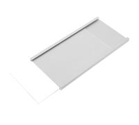 ROMISBABA Letrero de Aluminio para Oficina 12X24 CM Placa de Identificación Adhesiva y Colgante Soporte para Puerta Pared y Escritorio Placa de Cubículo Profesional para Espacios de