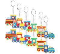 ROMISBABA Llaveros de Coche de Dibujos Animados PVC Set de 24 Piezas 6 Diseños X 4 Unidades Llaveros Niñas Accesorios Divertidos para Mochilas y Bolsas Ideales para Fiestas y Regalos