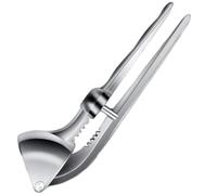 ROMISBABA Machacador para prensar de Aleación Orificios de Aluminio Manual Ajo de Uniformes para Herramienta Resistente y Práctica ahorrar cocina Ajos