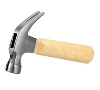 ROMISBABA Martillo de Garra Mini y Cabeza de Metal para Carpintería Mango Corto de Madera Herramienta Manual Confiable y Caja de Herramientas para Reparaciones Hogar