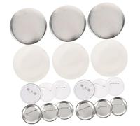 ROMISBABA Materiales Para Hacer Botones Carcasas De Metal y Plástico Kit De Accesorios De Bricolaje