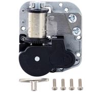 ROMISBABA Mecanismo de Caja Musical de Cuerda DIY Pequeño, Movimiento de Abs y Hierro Melodía de 3-4 Minutos, Accesorio para Cajas Musicales, Adecuado para Decoración y Manualidades