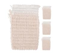 ROMISBABA Mechas de Algodón para Estufa de Queroseno 13,8x9 Cm, Paquete de 4 Unidades, Repuesto para Lámparas de Aceite, Mechas Gruesas para Calentador Doméstico y Uso en Calefacción