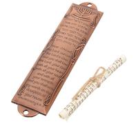 ROMISBABA Mezuzá Decorativa de Aleación Estilo Vintage y Diseño Ligero para Decoración del Hogar y Oficina, Adorno Religioso Exclusivo y Resistente