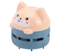 ROMISBABA Mini Aspiradora de Polvo para Escritorio Forma de Gato, Compacta Abs, Portátil y Conveniente para Limpiar Lugares Difíciles de Alcanzar