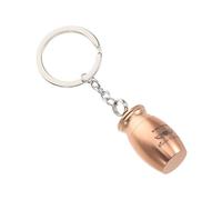 ROMISBABA Mini Urna De Metal para Cenizas Llavero Recipiente Portátil para Cremación Adorno Memorial Personalizable para Mascotas y Humanos