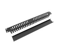 ROMISBABA Organizador de Cables para Rack Puertos Metálico Conducto Gestionador para Redes y Servidores Estructura Resistente y Diseño Profesional para Ocultar Cables Awg Ethernet USB y