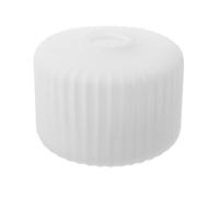 ROMISBABA Pantalla de Lámpara de Vidrio Esmerilado Redonda Doble Orificio para Lámparas de Pie y Techo, Casquillo E14, Difusión Suave Adecuado para Ambientes Residenciales y Oficinas