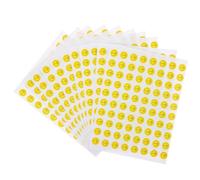 ROMISBABA Pegatinas Adhesivas Amarillo, Adhesivo Estable Papel Recubierto 800 de Advertencia Símbolo de Conexión a Tierra para Operaciones Eléctricas Gran Escala