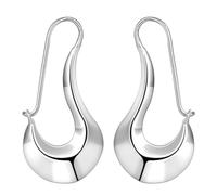ROMISBABA Pendientes Colgantes de Plata Forma de Zapato para Mujer, Hechos de Cobre, Diseño Elegante y Noble para Cumpleaños o Vacaciones