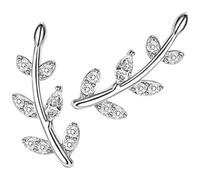 ROMISBABA Pendientes de Trepadores para Mujer Pendientes Elegantes Oruga de Botón para Diario para Fiesta y Uso Diario