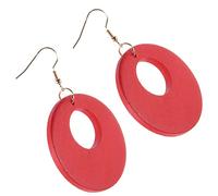 ROMISBABA Pendientes Mujer Madera Geométricos Redondos Colgantes para Fiesta y Diario Mujer