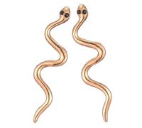 ROMISBABA Pendientes Serpiente Dorados para Mujer Aretes Geométricos y Ligero Accesorios de Moda para Diario Fiesta y Citas Material Duradero y Cómodo para Sensible