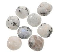 ROMISBABA Piedras Naturales Pulidas de 2-3 Cm, 100 G, Piedra Lunar de India para Aromaterapia y Decoración del Hogar, Cristales Curativos Sueltos para Bienestar y Relajación