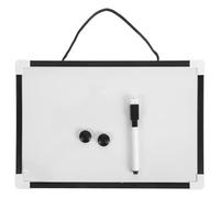 ROMISBABA Pizarra Pequeña de Doble Cara para Oficina Diseño Montable en Pared, Material Pvc y Plástico, Adecuada para Dejar Mensajes y Tomar Notas