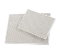 ROMISBABA Placa de Soldadura Bloque de Soldadura de Panal de Cuarzo Resistente al Calor de 2 Piezas Que Protege y Facilita el Trabajo para Joyería y Metal