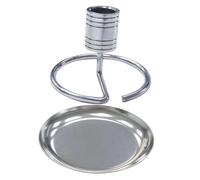 ROMISBABA Porta Rollos De Moxa De Acero Inoxidable Bandeja Resistente Al Calor Para Uso Doméstico, Base Metálica Segura Para Quemar Varillas De Moxa, Estante Para Moxibustión Spa y Hogar
