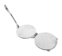 ROMISBABA Prensa para Tortillas Manual de Aluminio 16 CM Color Natural Máquina Multiusos para Dumplings Empanadas y Pasteles Prensa para Tortillas de Estufa Fácil de Limpiar Herramienta