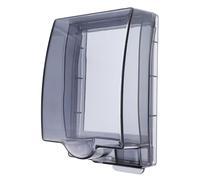 ROMISBABA Protector de Interruptor Estanco para Enchufe de Pared 86 Tipo Caja Adhesiva Abs Resistente al Agua Diseño Antisalpicaduras para Cocina y Hogar