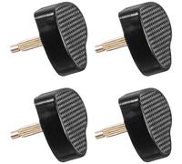 ROMISBABA Puntas para Tacones Altos Negras, 2 Pares Pasadores Gruesos y Finos para Reparación de Zapatos de Tacón, Tapas de Talón para Reemplazo, Accesorio Práctico para Calzado de Mujer